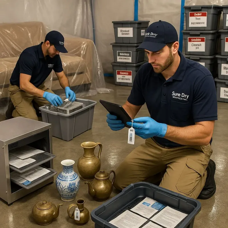 Content Protection and Restoration process in East Aurora, NY
